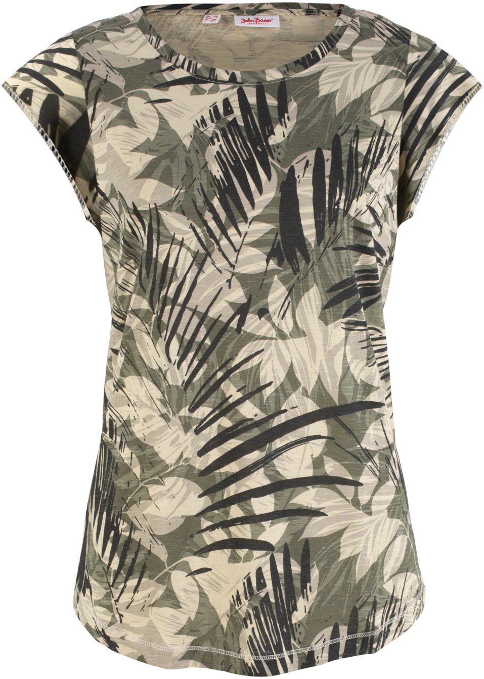 T-shirt coton imprimé à manches mini