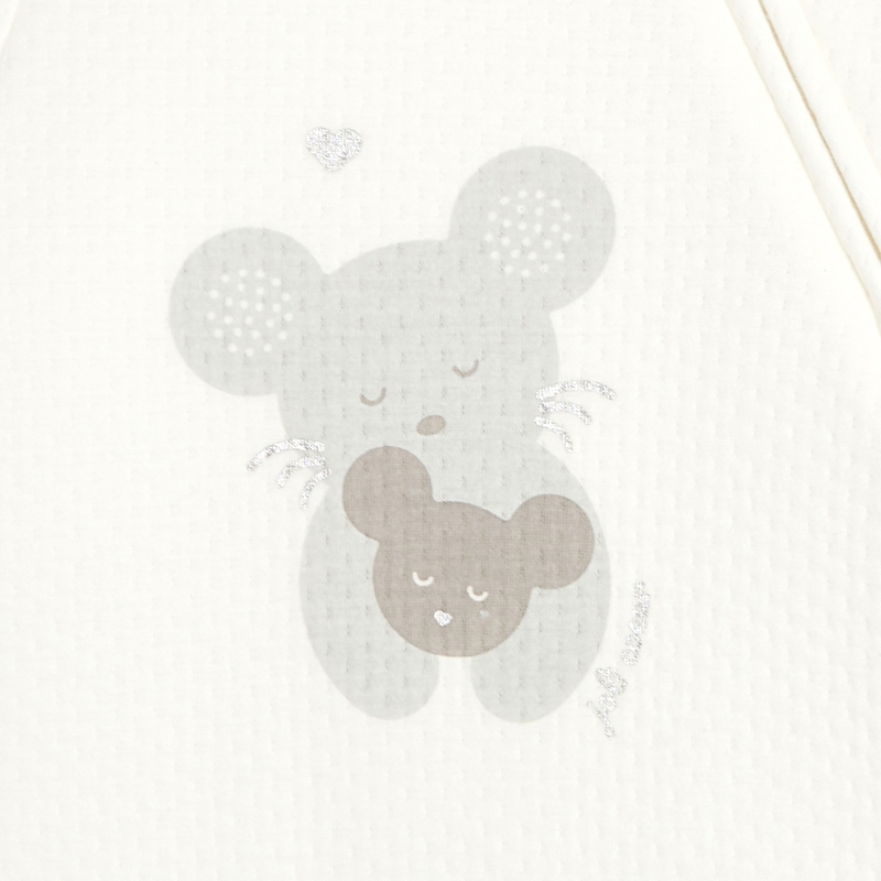 Gigoteuse nid d'ange petite souris blanche naissance