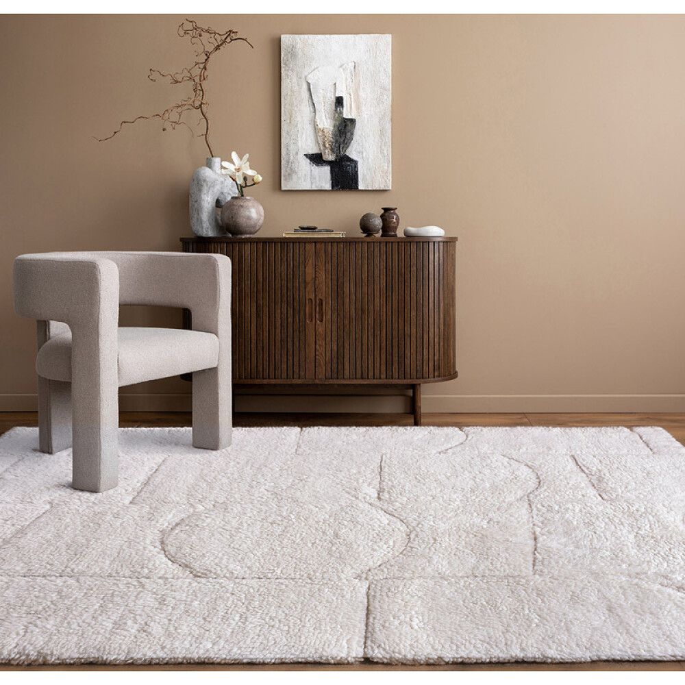 GULVTEPPE SAYANNO ULL 160X230CM HVIT
