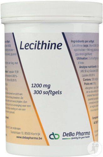 Deba Lécithine 1200mg Softgels 300