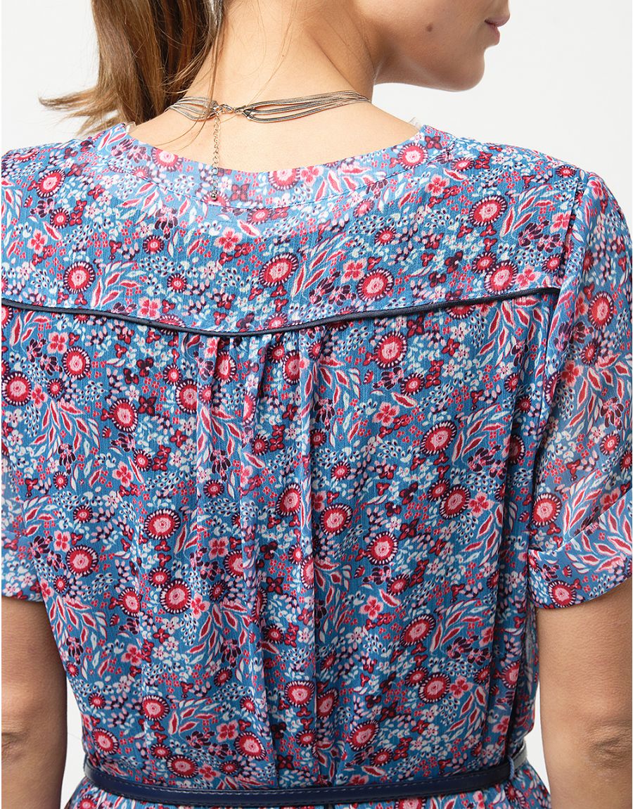 Robe fluide fleurie