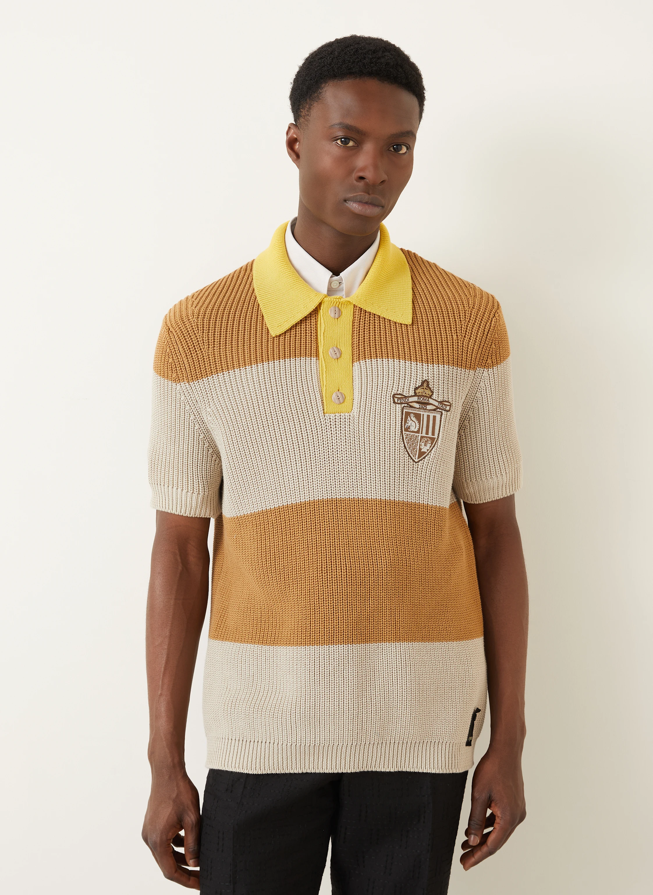 FENDI Strick-Poloshirt