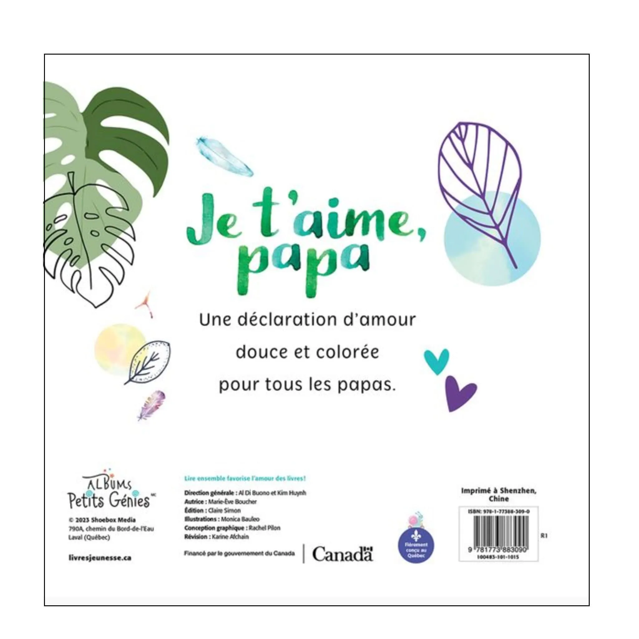 Prologue Je T'aime, Papa