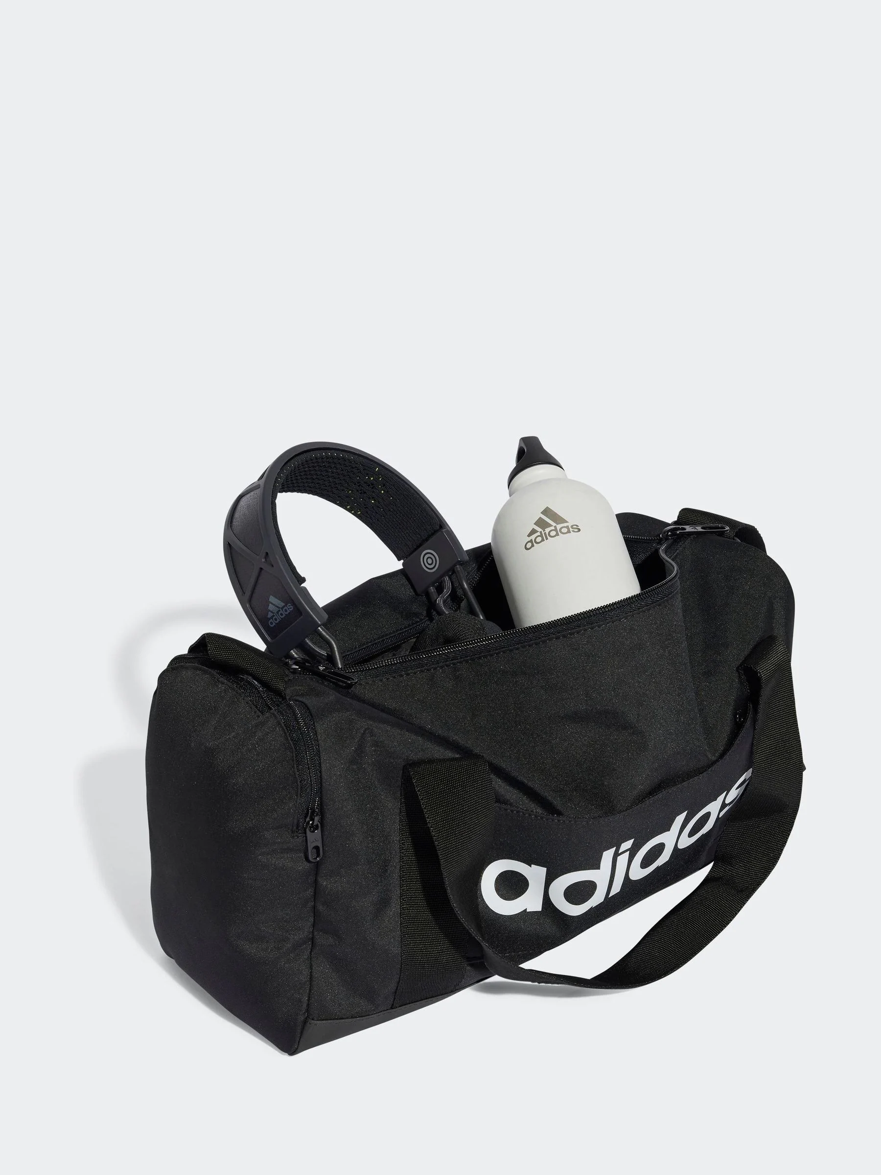 Zwart - adidas Extra Small Linear Duffel Bag