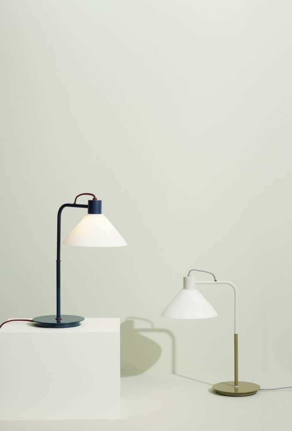 Lampe à poser spot kaki