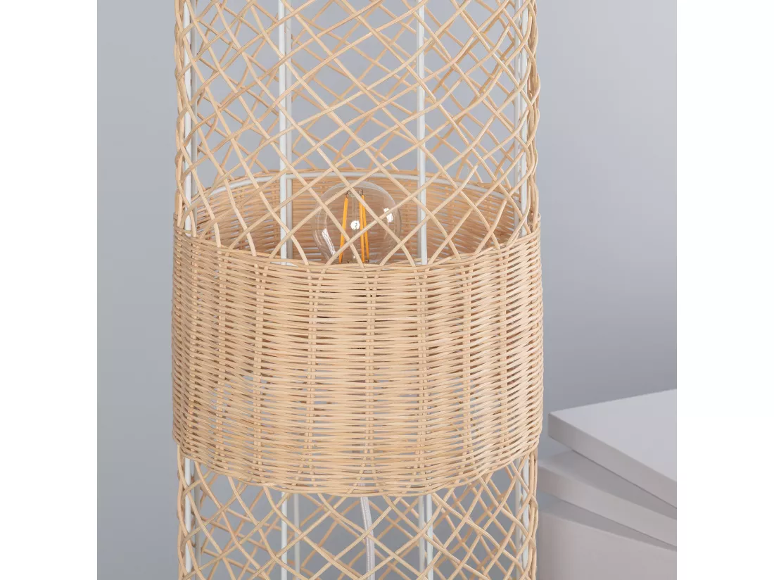 Lampadaire Rotin Rubra Naturel