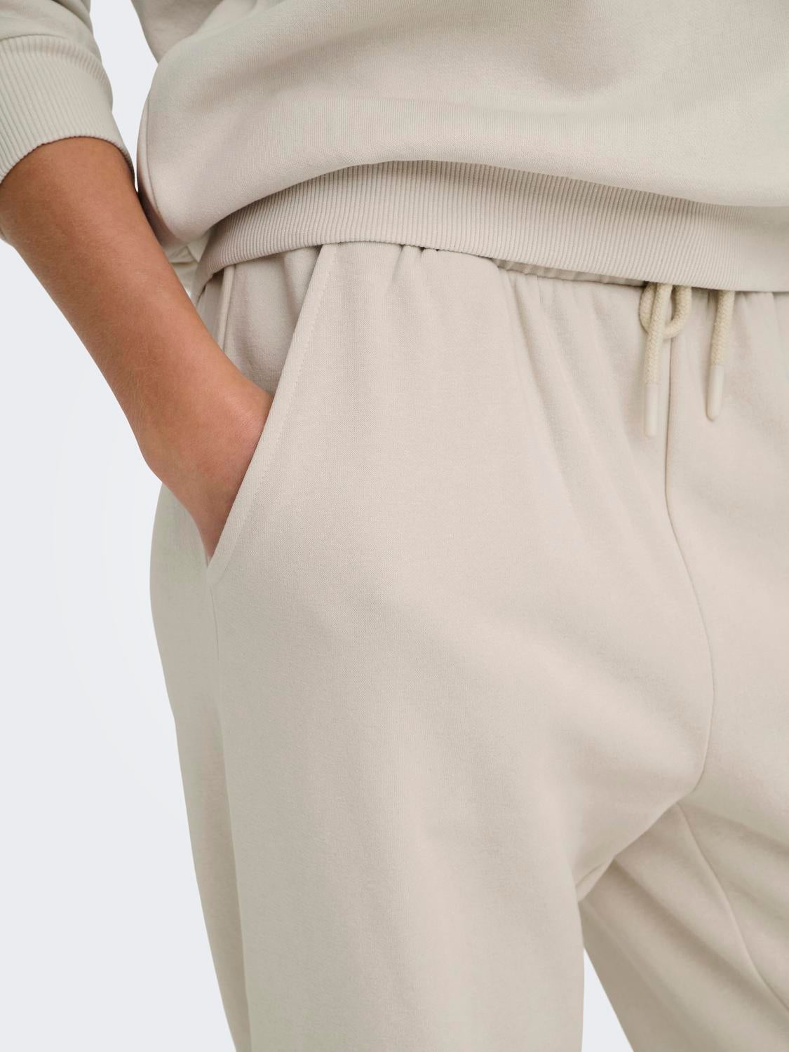 ONPLUX Hohe Taille Normal geschnitten Jogginghose Pumice Stone