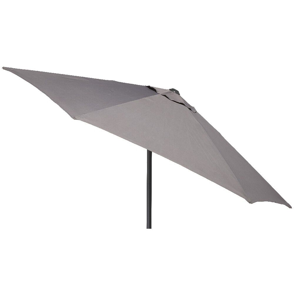 Parasol centré Java rond inclinable taupe