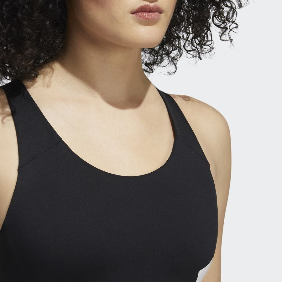 adidas Brassière Ultimate Alpha - Noir/Blanc Femme
