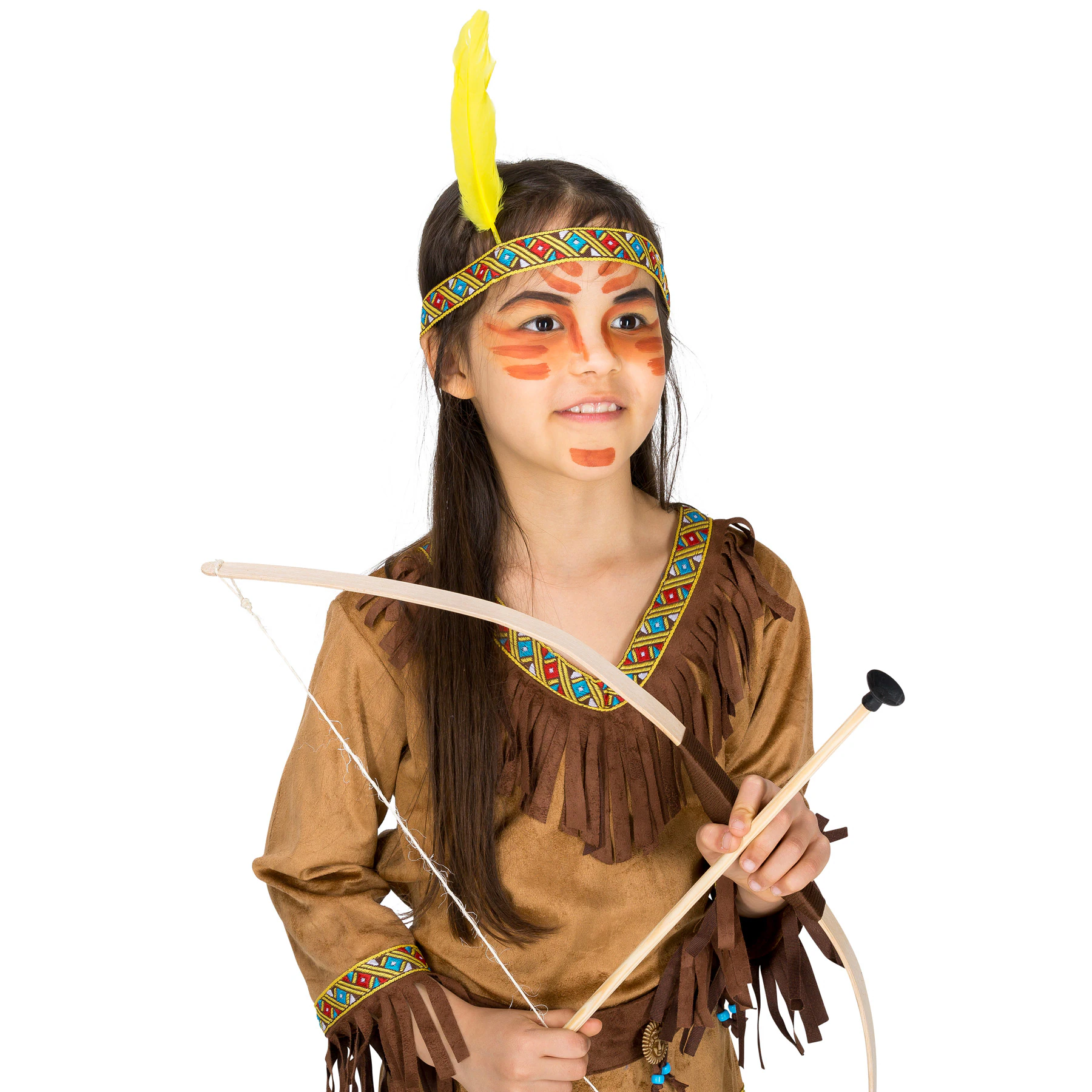 tectake® Mädchenkostüm Indianerin Shania