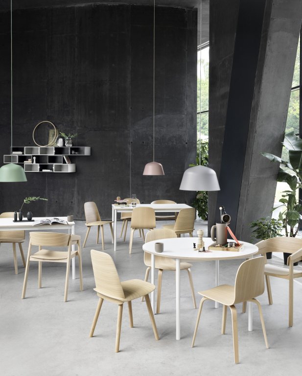 Muuto Ambit hanglamp Ø25 lichtblauw