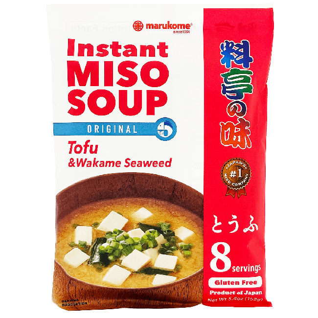 Marukome Instant Misosoep Tofu Wakame Bosui 153g