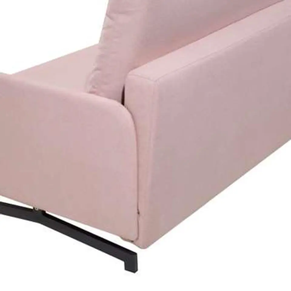 BELFAST - Slaapbank - Roze - Polyester