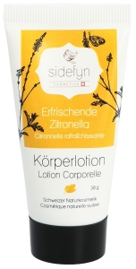 SIDEFYN Körperlotion erfrischende Zitronella, 30 g