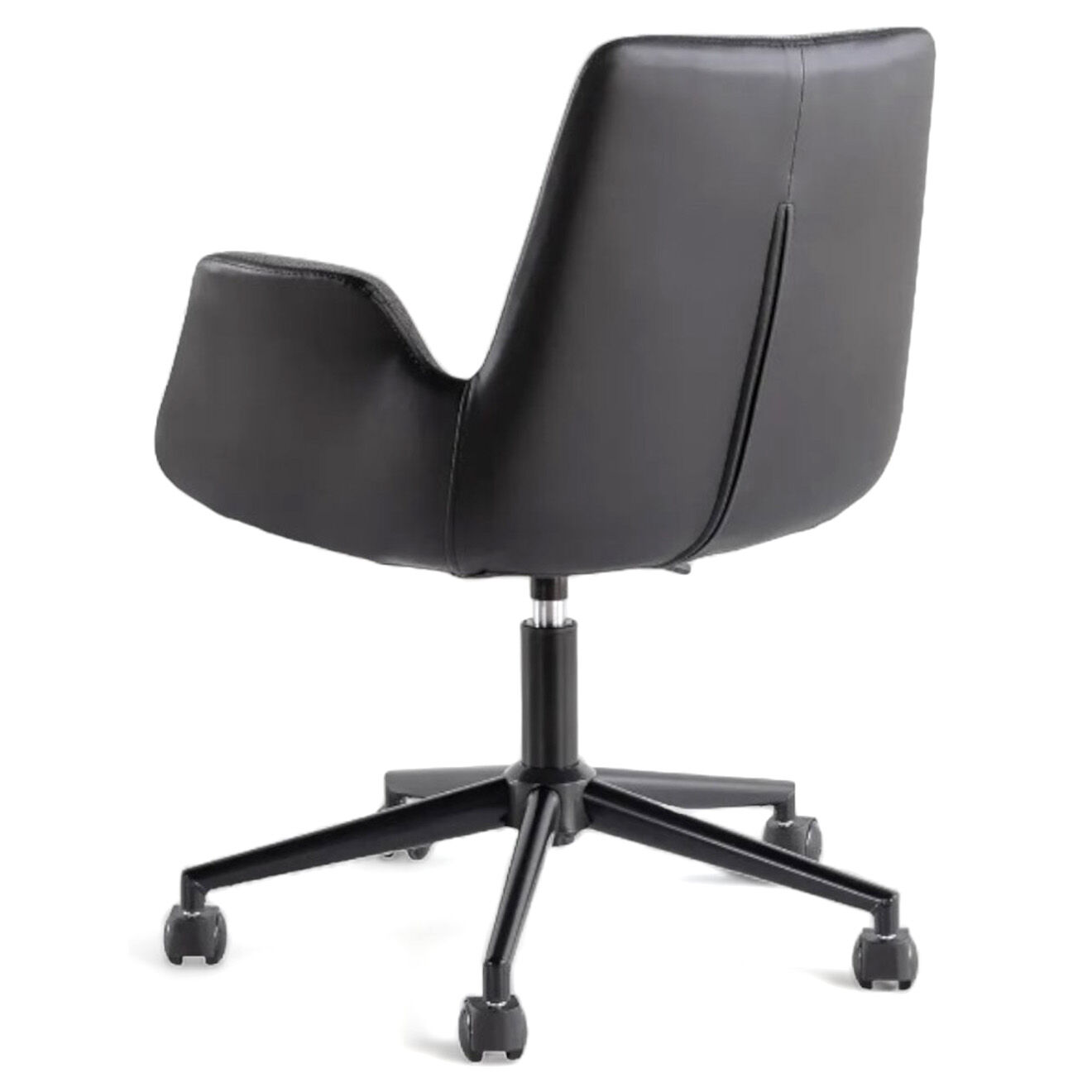 Homitis Chaise de bureau Dora noir/anthracite - 62x77x60 cm