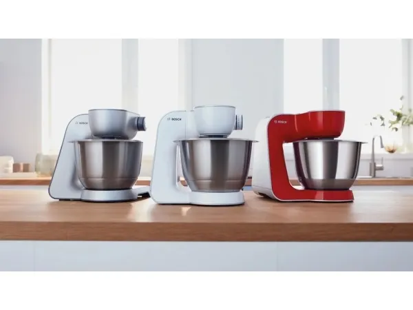 Bosch Serie 4 MUM58200, 3,9 L, Hvid, 1,1 m, 2,7 L, 800 g, Rustfrit stål
