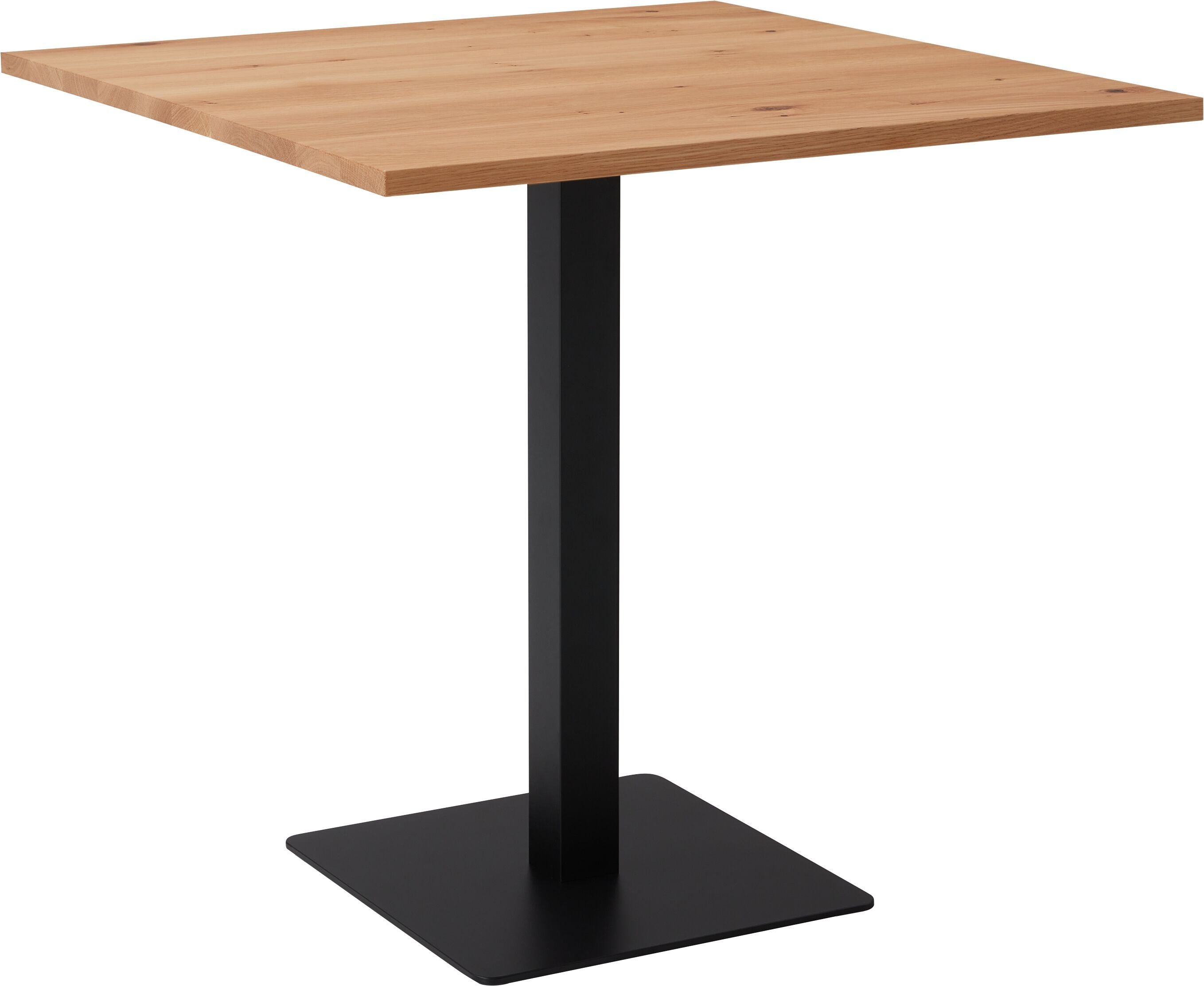 BISTRELLI Tisch - Eiche massiv / B: 75.0 cm x T: 75.0 cm x H: 75.0 cm