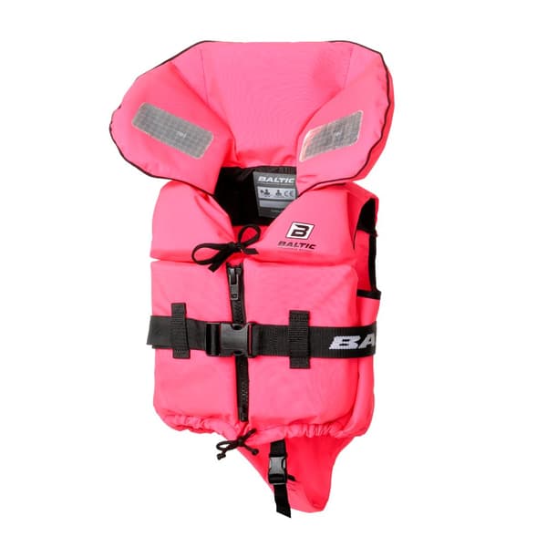 Redningsvest Split Front 3-15kg, Rosa, Baltic