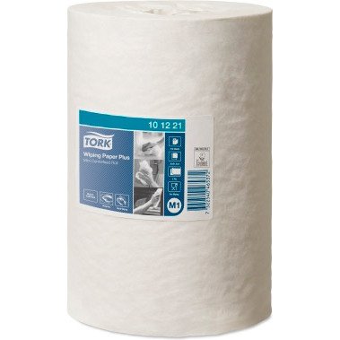 Mini bobine d'essuyage à dévidage central Tork M1 Advanced Plus blanche - Carton de 11