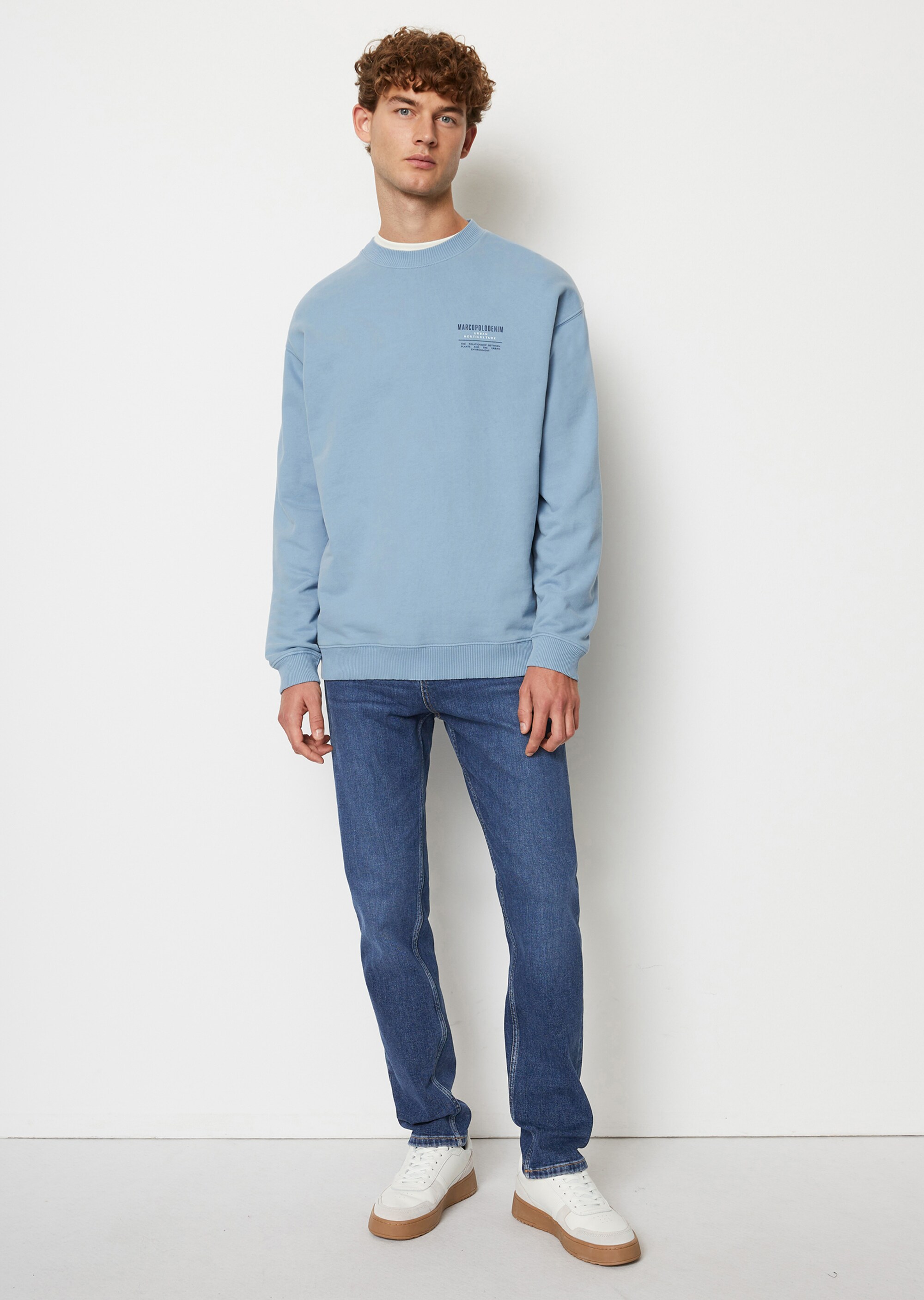 Sweatshirt relaxed mit Front- und Back-Print