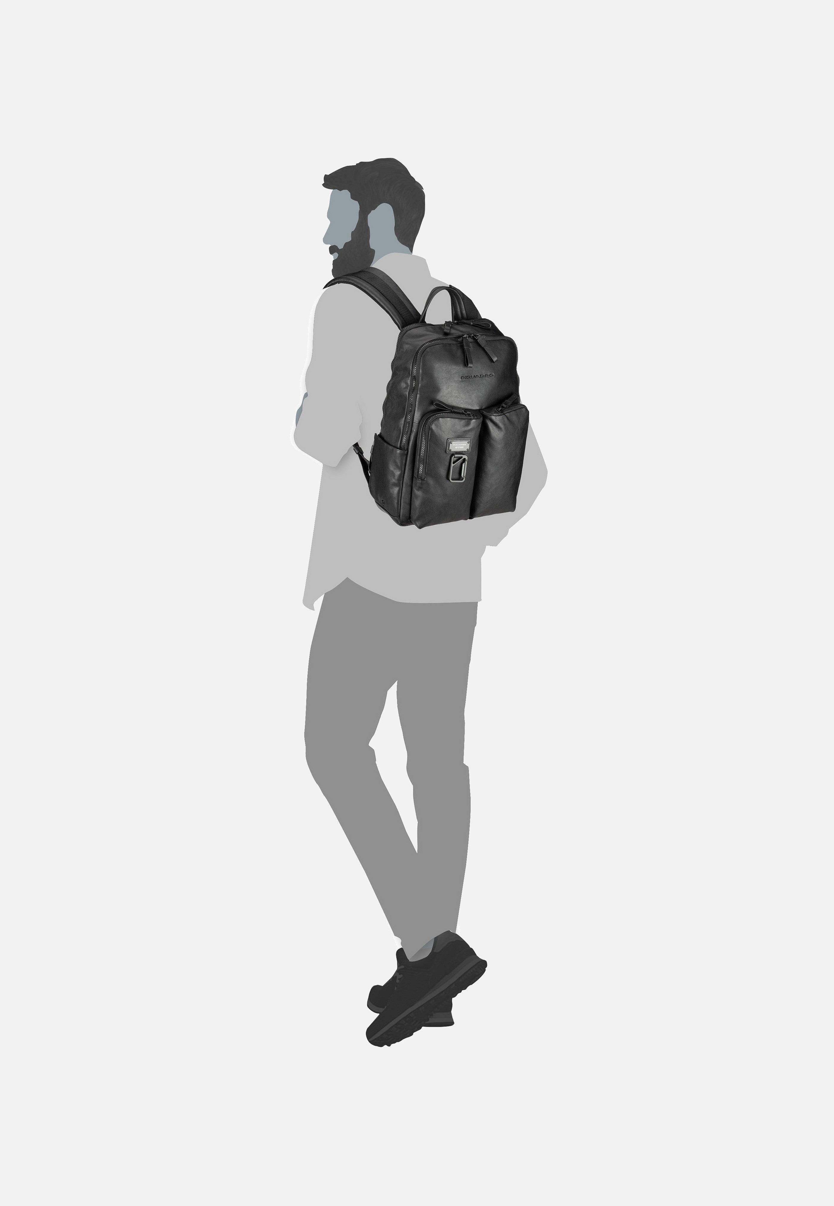 Harper 3869 RFID Nero - Rucksack