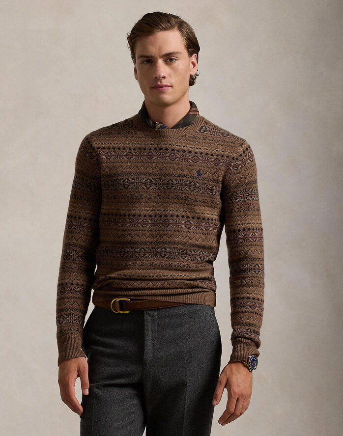 Polo Ralph Lauren 2/17-5 WOOL RWS-LSL-PLO Camel combo