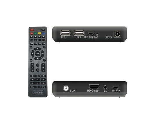 REDLINE - Décodeur TNT Récepteur satellite free to air compatible wifi / iptv