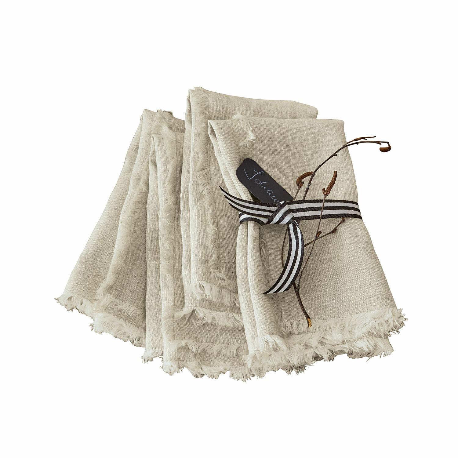 Serviette 4er Set Largo leinen