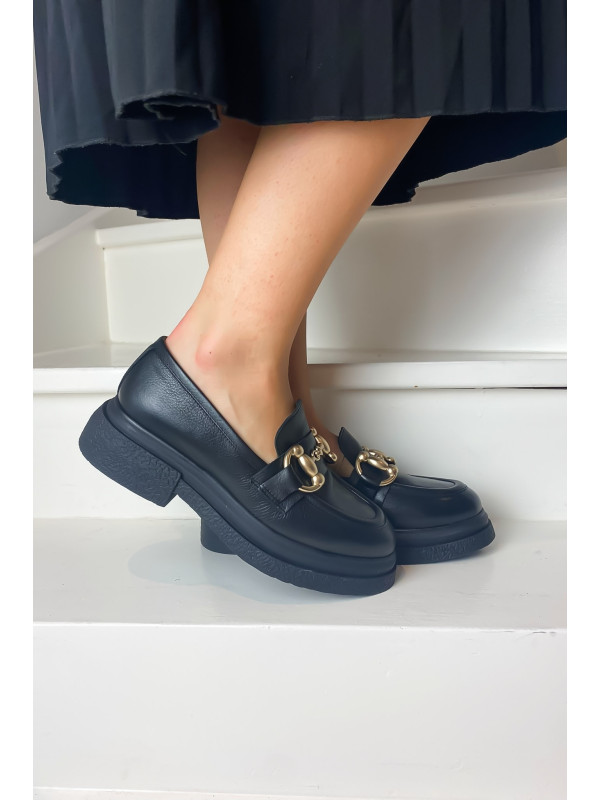 Mocassins E946E2 Gange Nero - Semerdjian