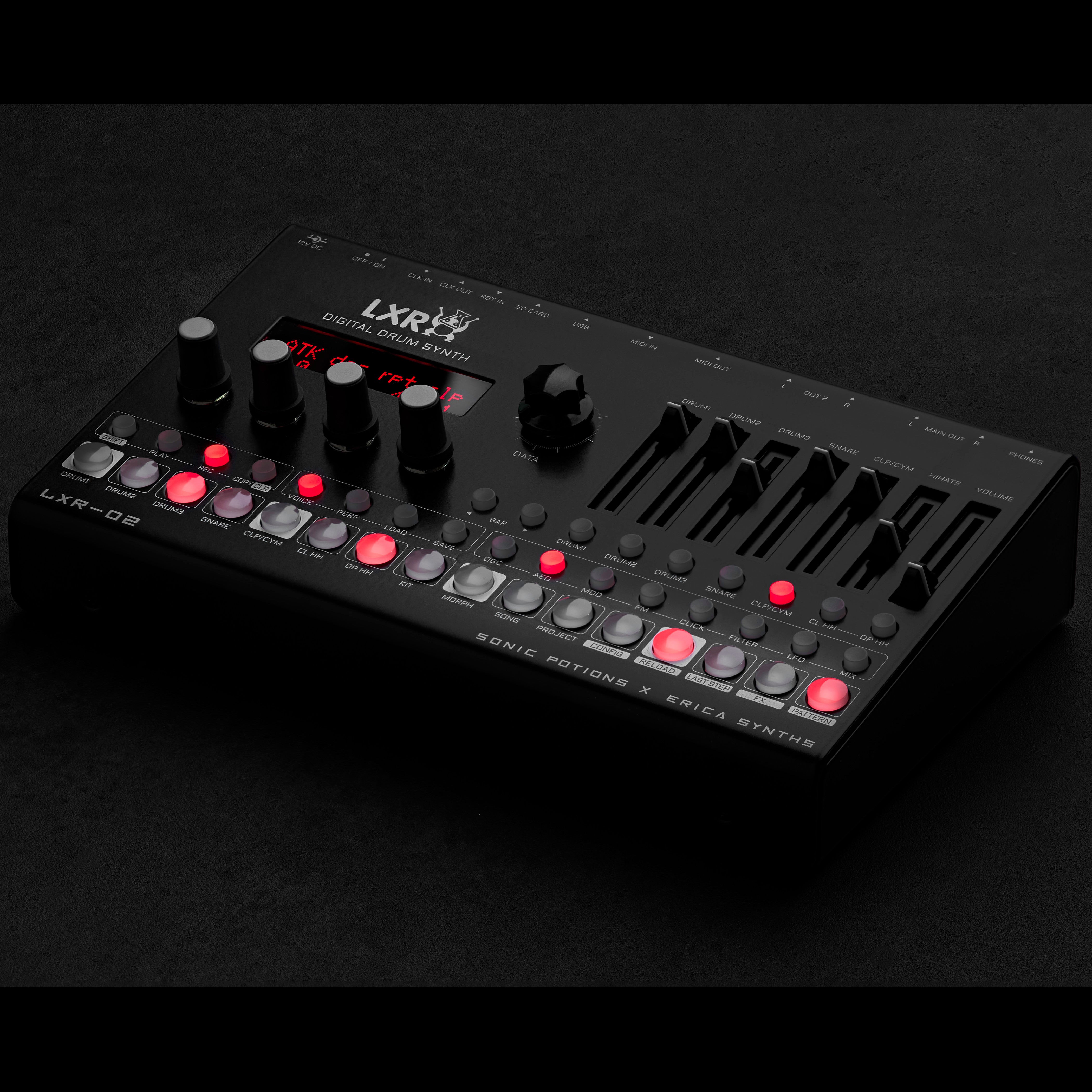 Erica Synths Drum Synthesizer LXR-02 drumcomputer