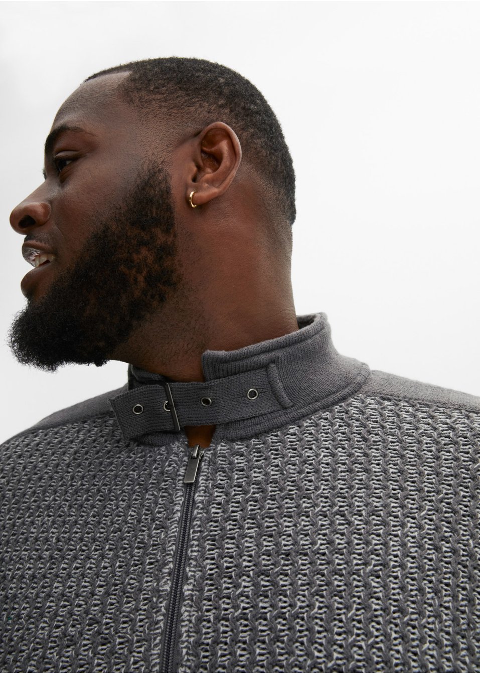 Gilet en maille structurée