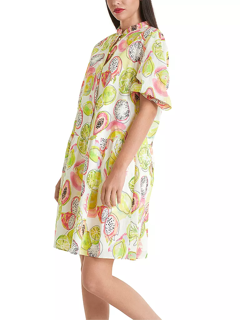 MARC CAIN Hemdblusenkleid gelb