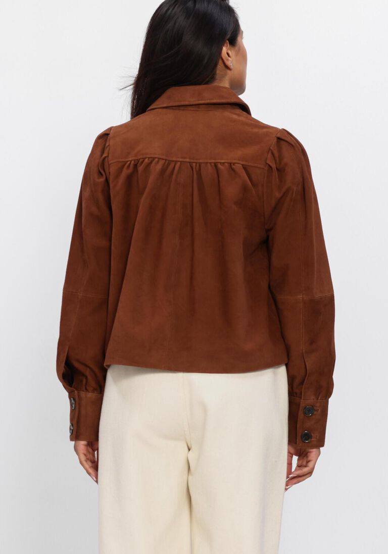 bruine dante6 jack micaiah cropped suede jacket