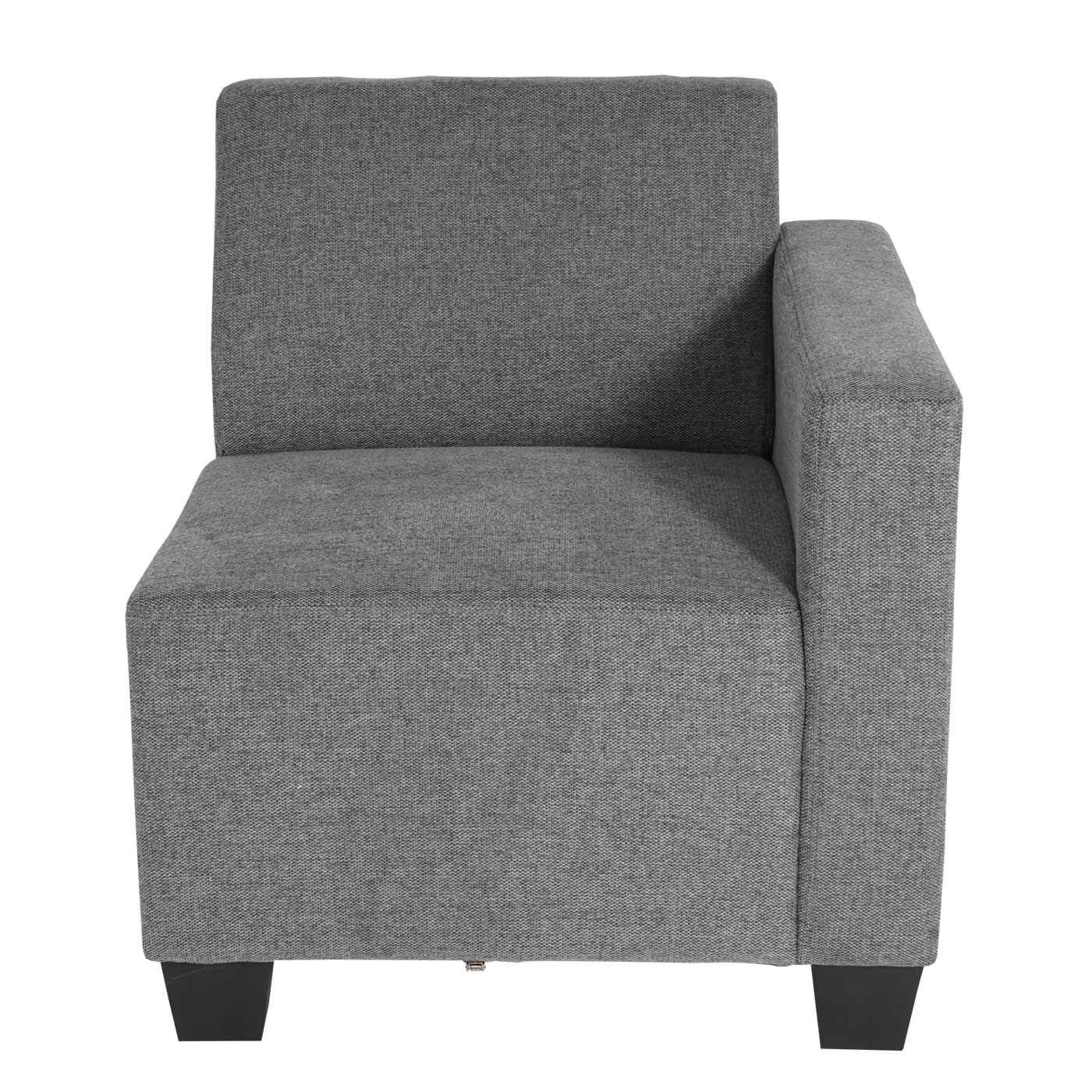 Modular Sofa-System Couch-Garnitur Moncalieri 6-1-1, Stoff/Textil ~ grau