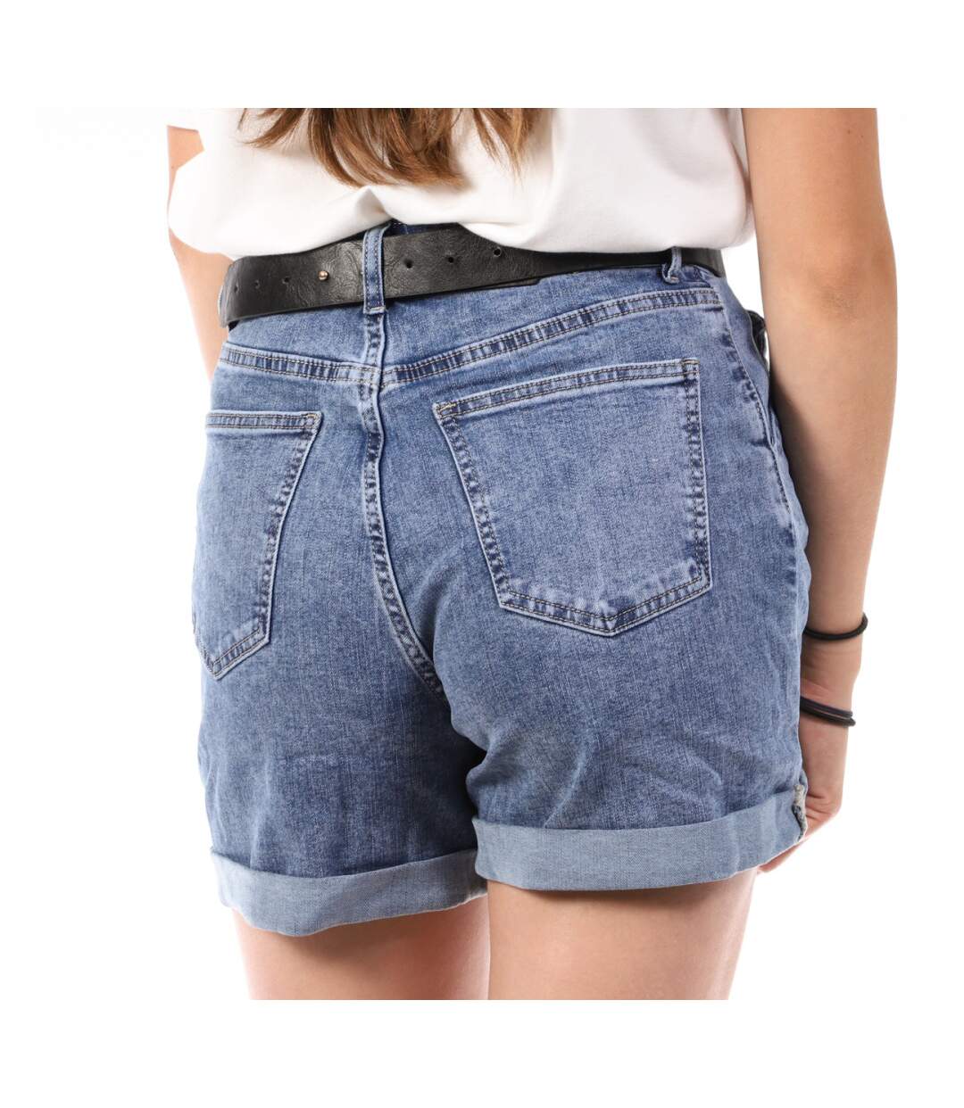 Short Bleu Femme Monday Premium Mom