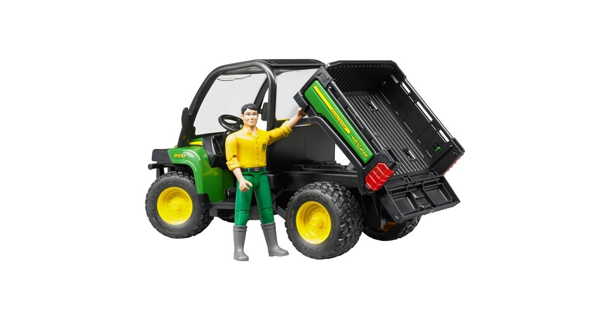 bruderJohn Deere Gator XUV 855D met bestuurder Modelvoertuig  (02490)