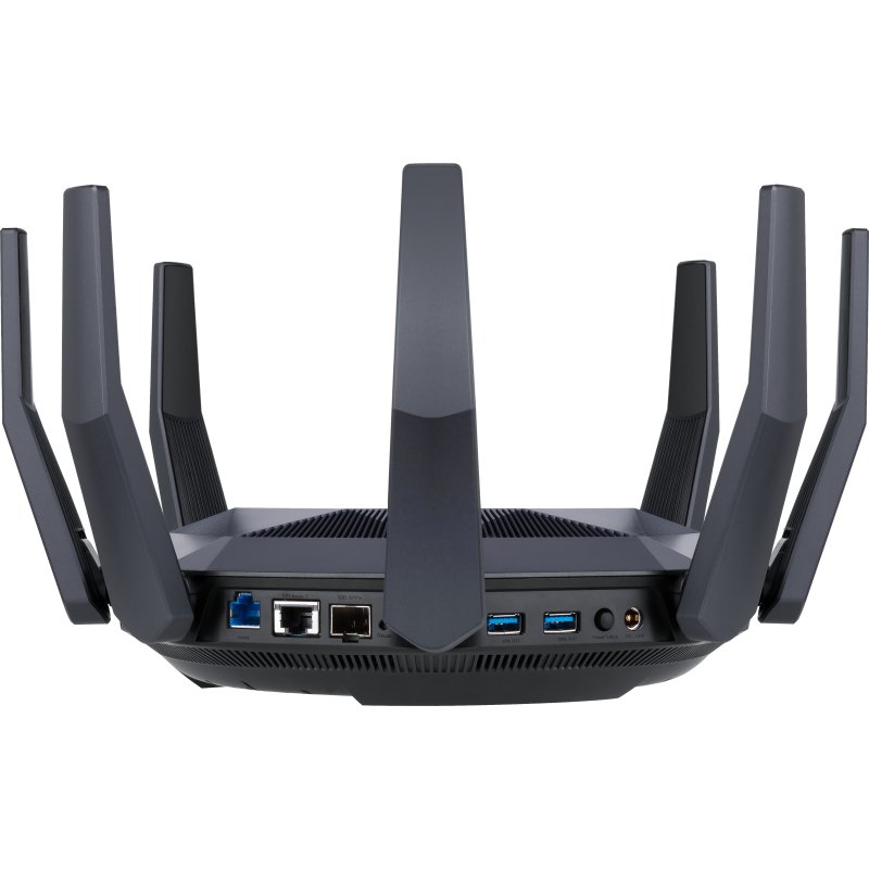 ASUS RT-AX89X AX6000 AiMesh routeur sans fil Ethernet Bi-bande (2,4 GHz / 5 GHz) Noir