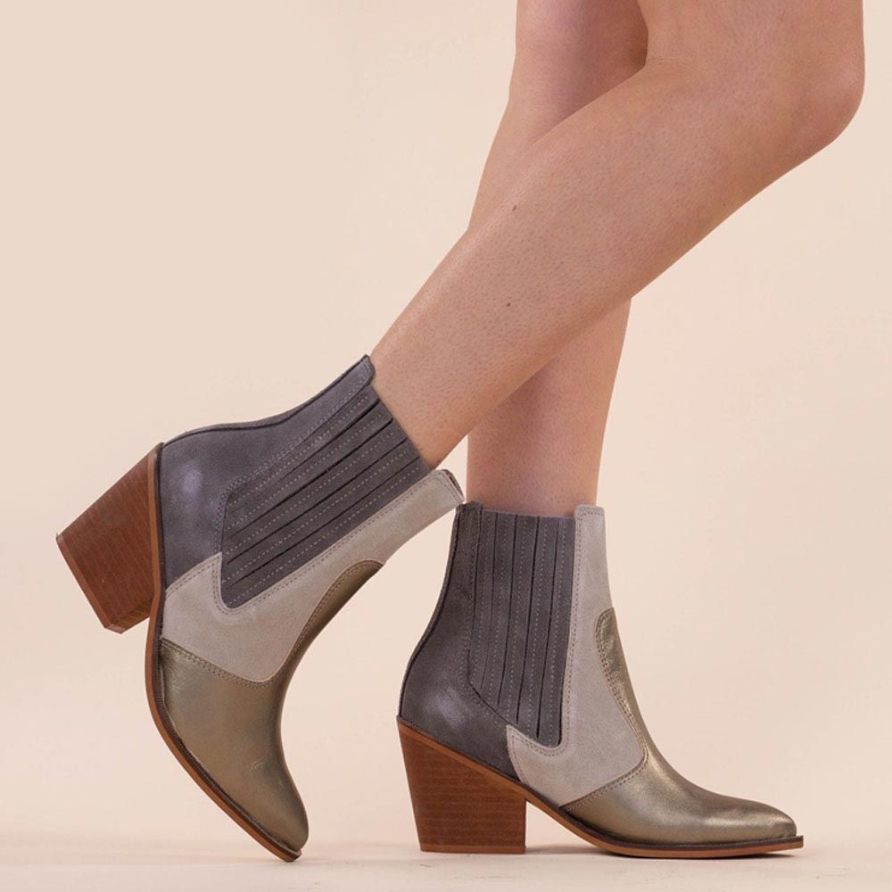 DWRS laarsjes 3147 Cannes taupe - smoke