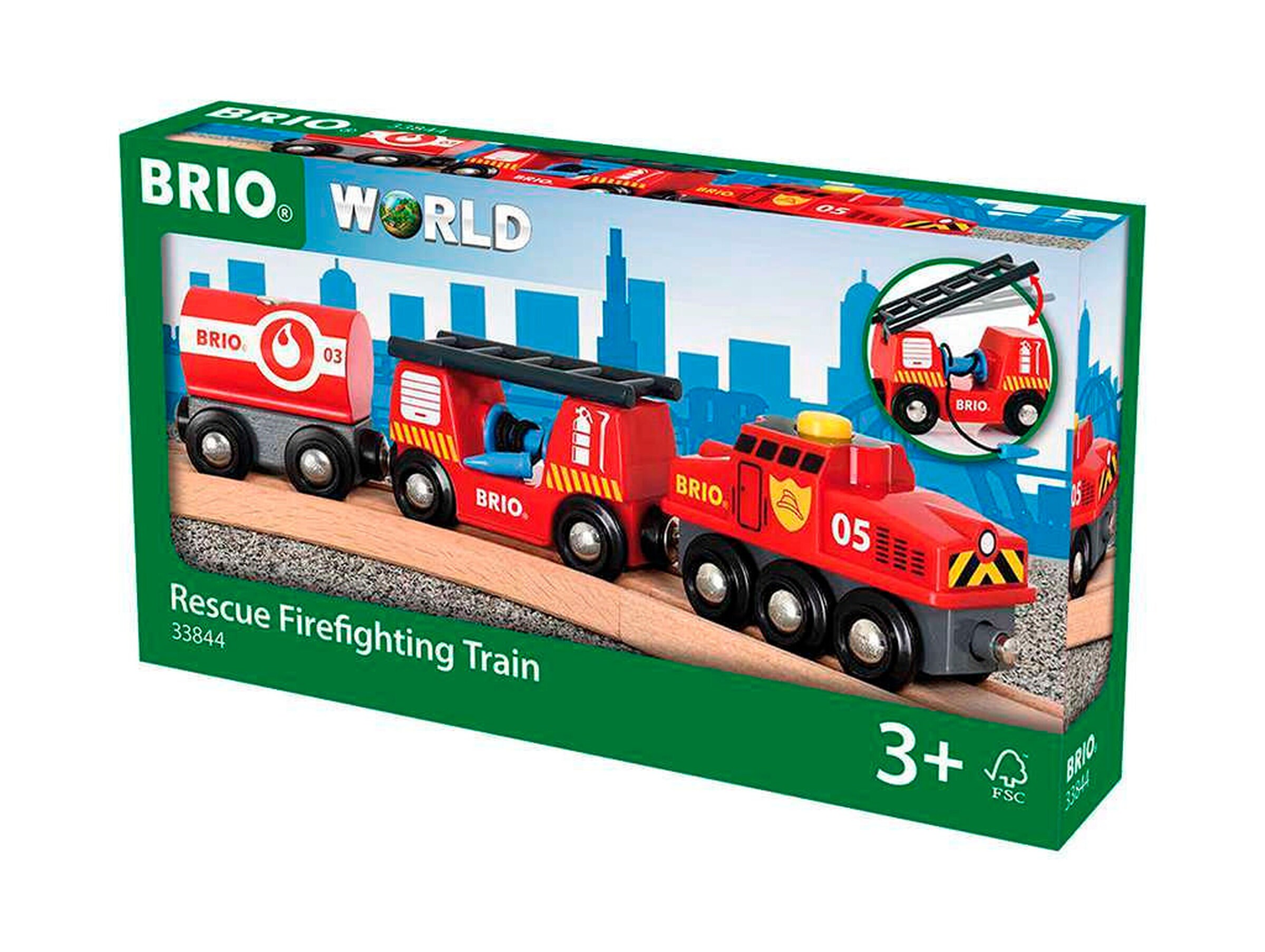 BRIO Feuerwehr-Löschzug