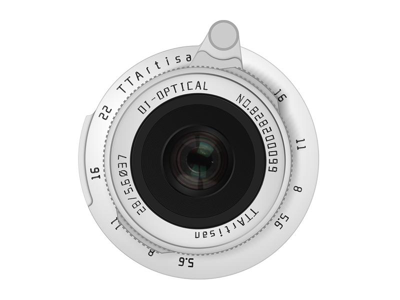 TTArtisan Festbrennweite 28mm F/5.6 – Leica M - Silber Festbrennweitenobjektiv mit Besondere Schärfentiefe