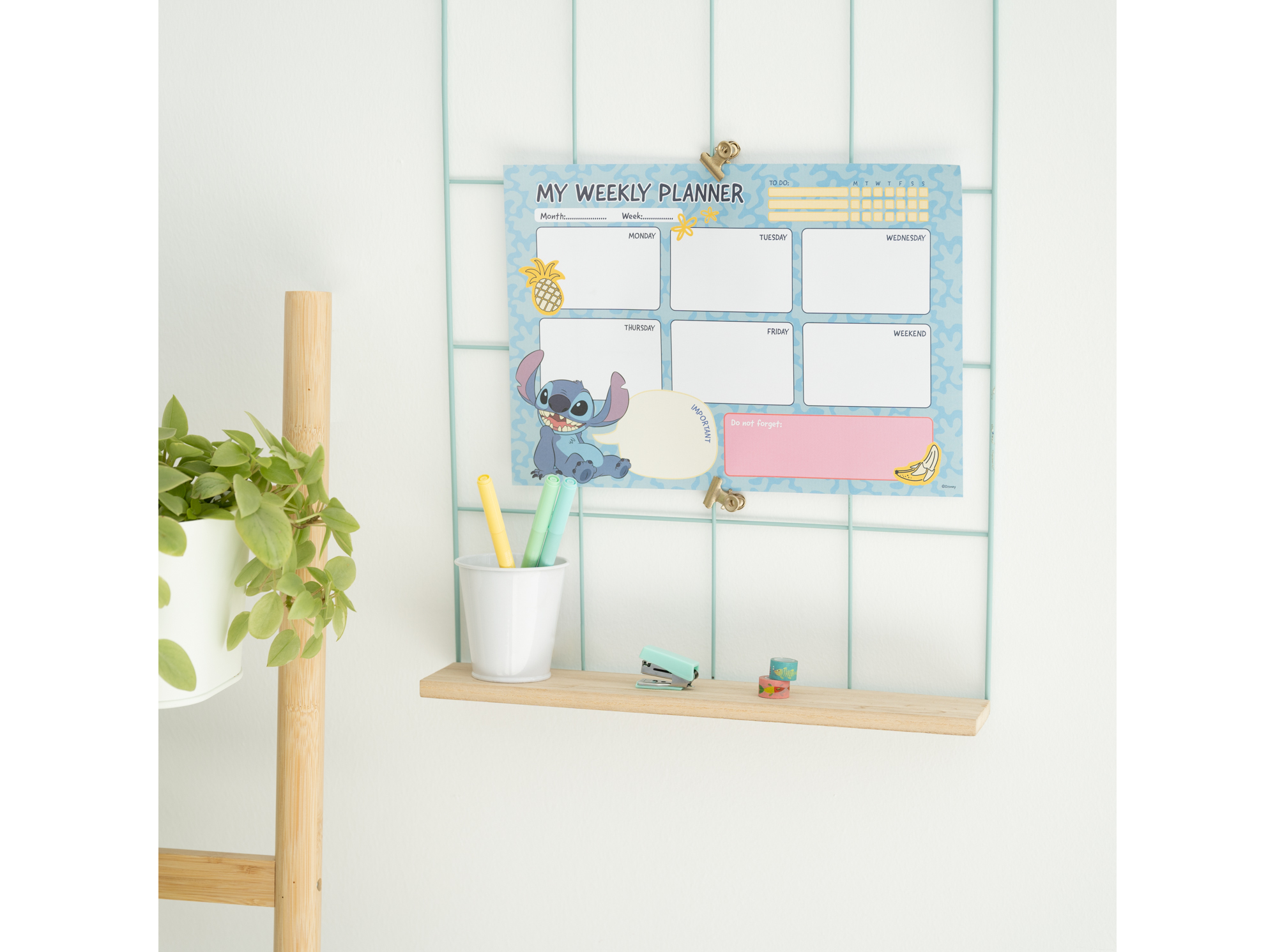 PLANNER SEMANAL A4 STITCH