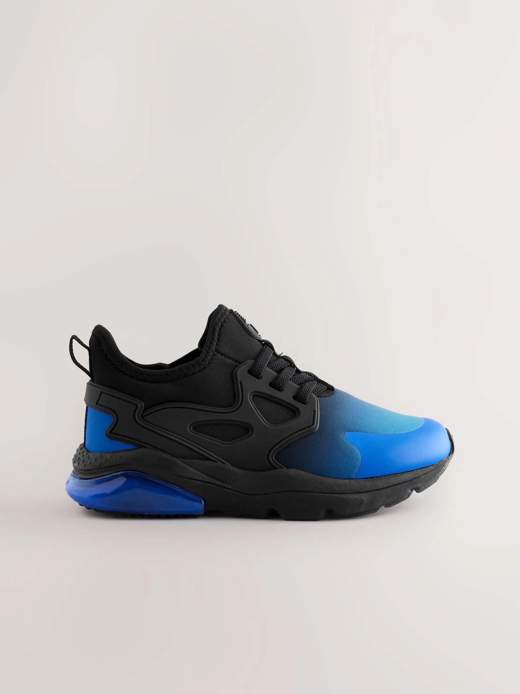 Zwart-blauw ombré - Elastische sportschoenen