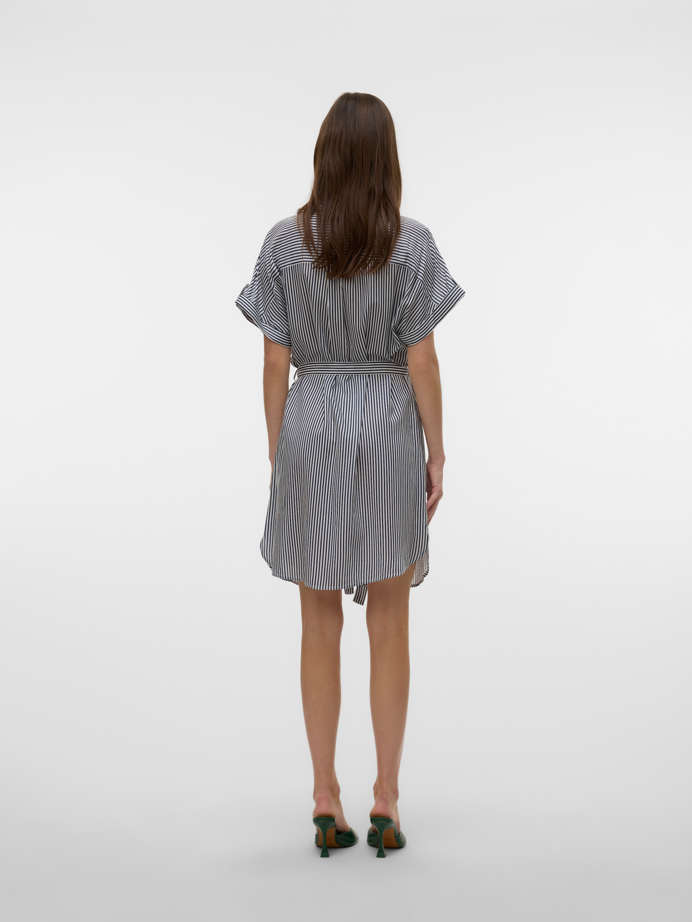 Vero Moda Hemdblusenkleid »VMBUMPY SS SHORT SHIRT DRESS WVN GA NOOS« Brusttaschen Sommerkleid,