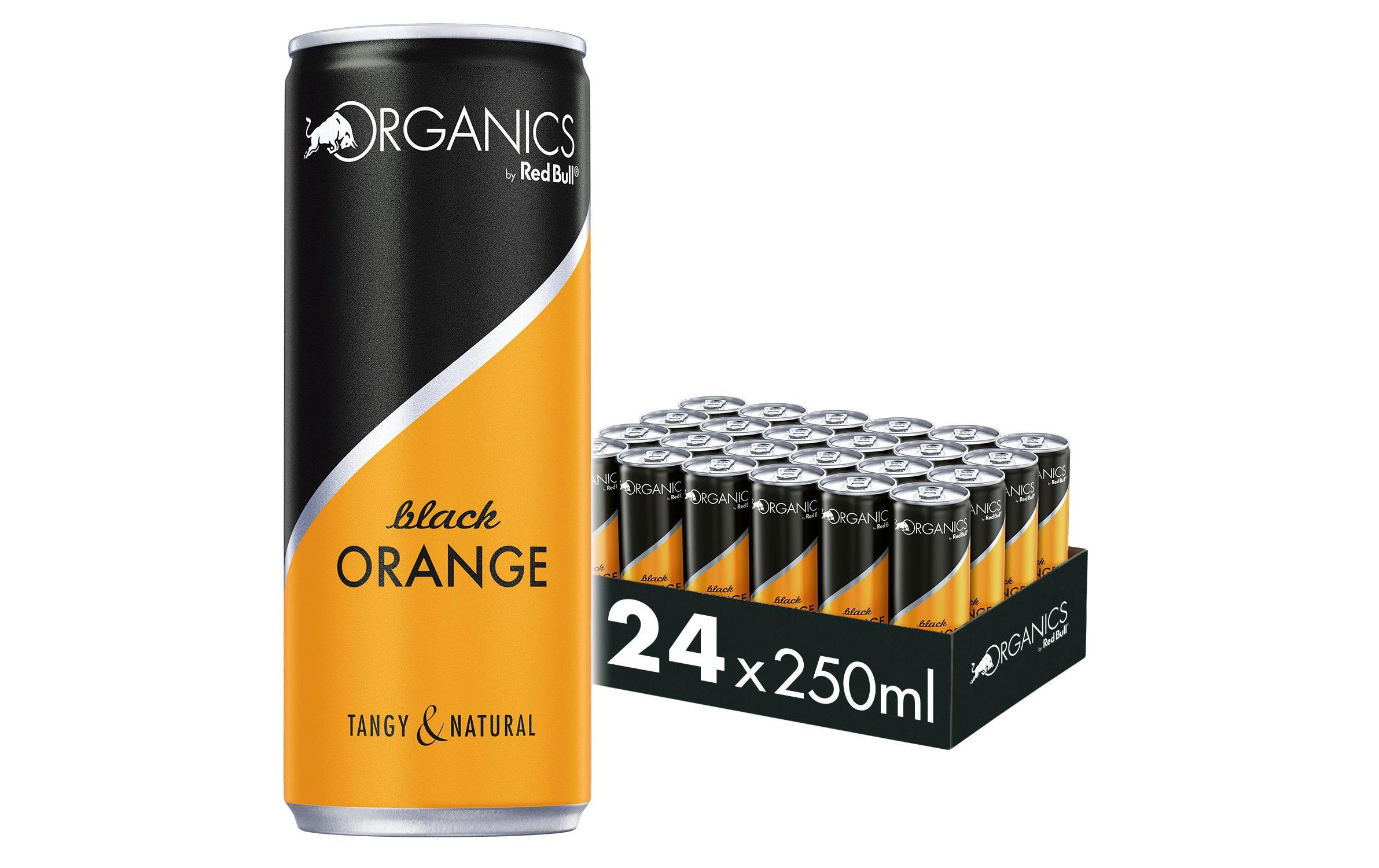 The Organics Black Orange 24 Stück x 0.25 lPrickelndes Bio-Erfrischungsgetränk mit Orangengeschmack