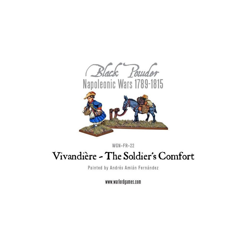 Napoleonic Wars: Vivandiere and Donkey - The Soldier's Comfort