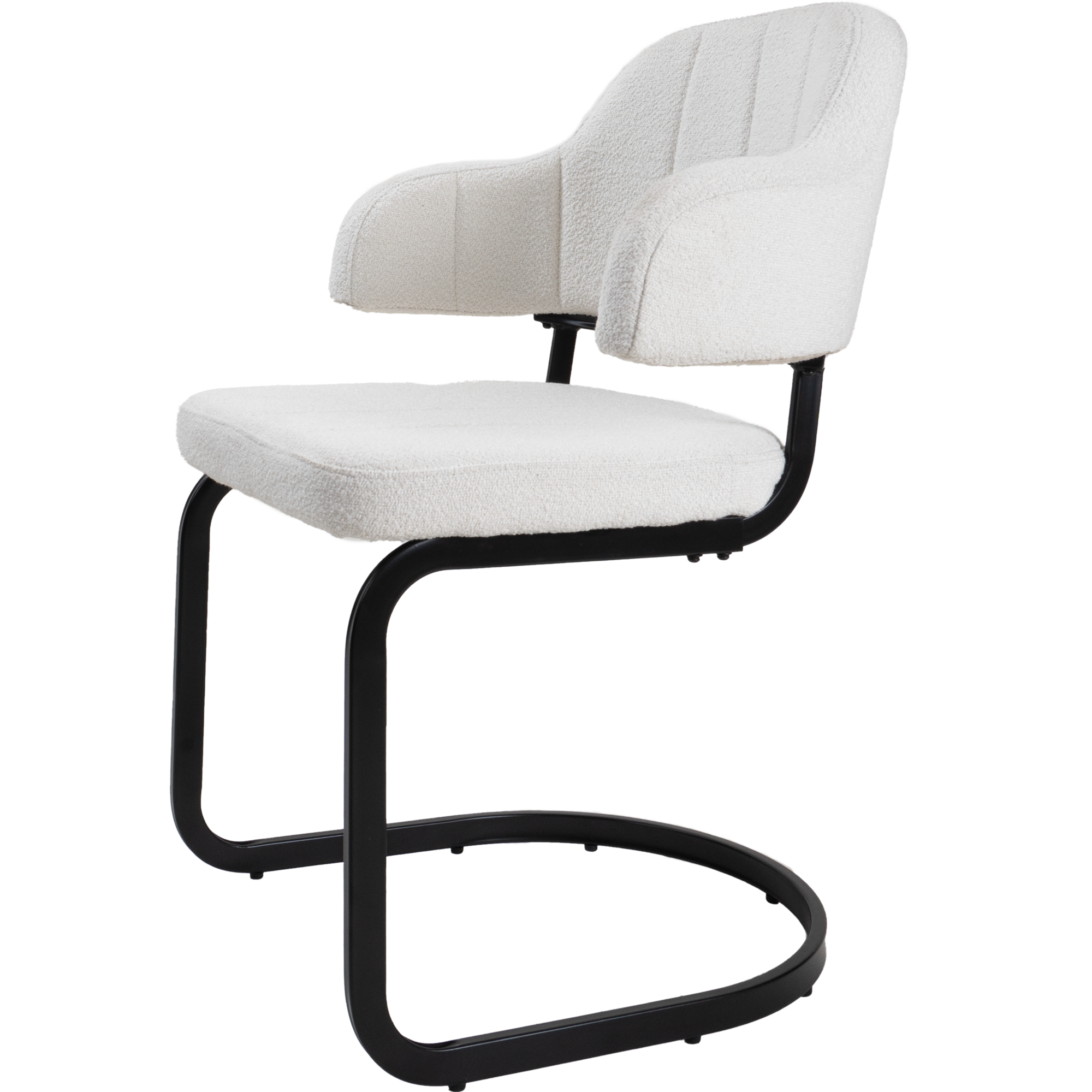 Eetkamerstoel Eros Ivory Boucle