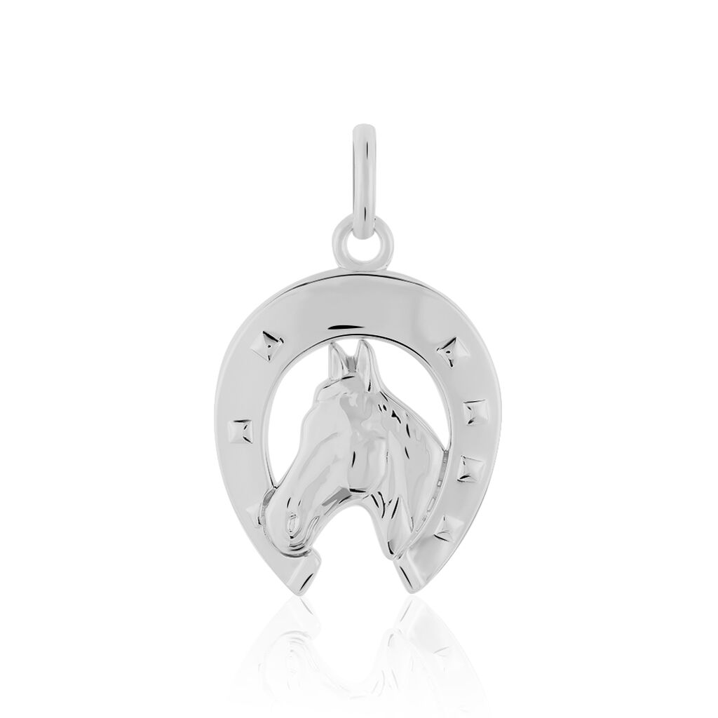 Pendentif Dua Argent Blanc