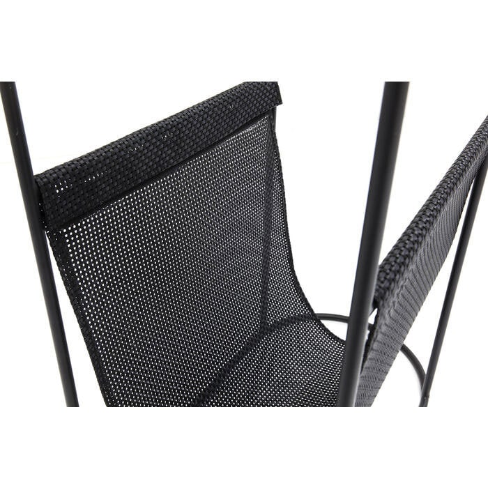 KARE DESIGN Beistelltisch MESH 54 x 54 x 25 cm Stahl/Glas schwarz