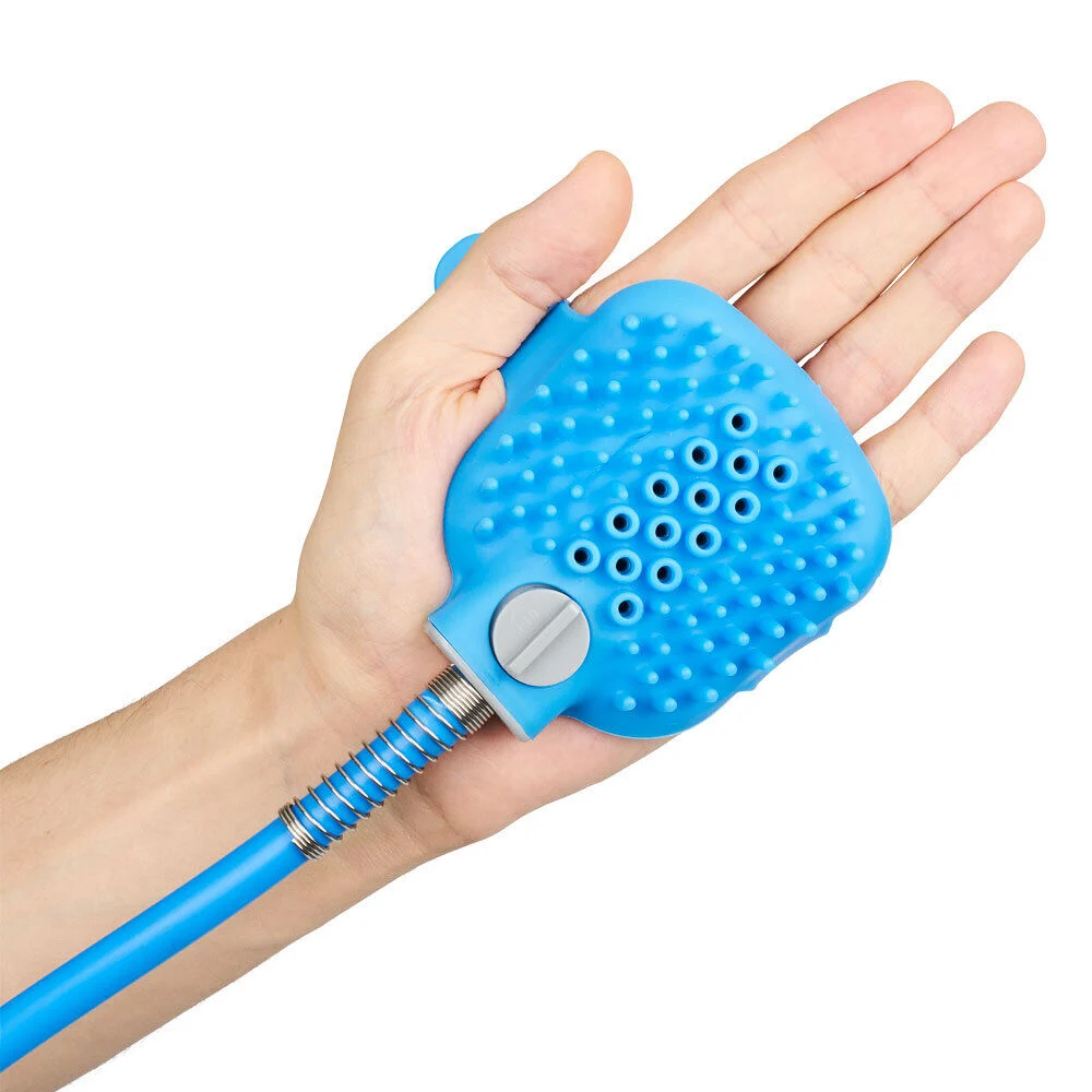 Douchette pour chien ABS et polyéthylène bleu Ø3cm