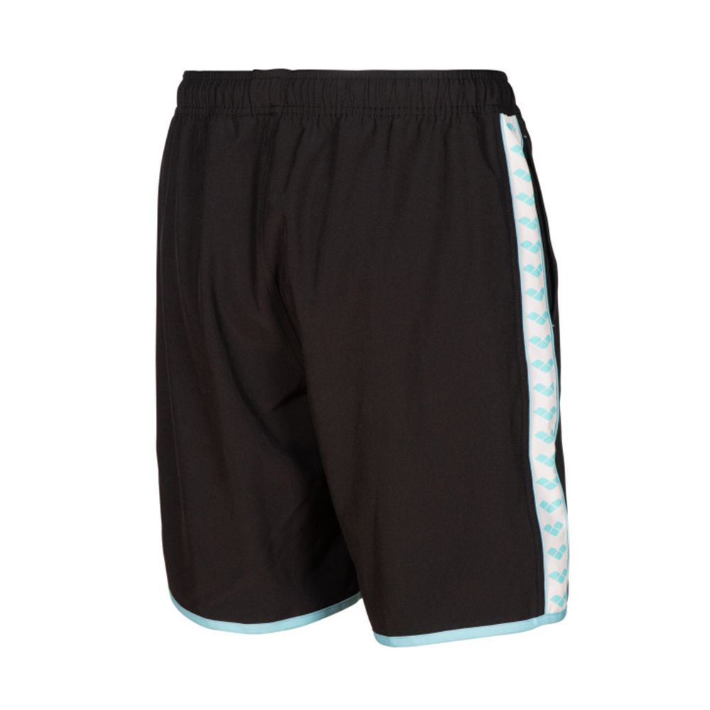 Arena ICONS TEAM STRIPE LOGO - Bermuda Homme black/white/blue diamond